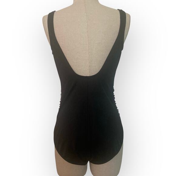 Miraclesuit black One-Piece Swimsuit, Sound Waves Temptress, ladies size 10-12 - Picture 6 of 9